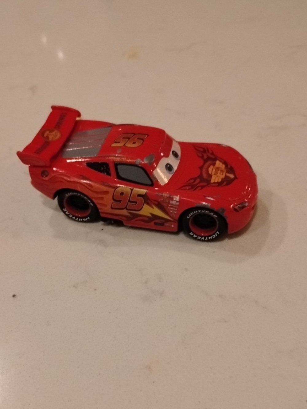 Lightning McQueen Red Die-Cast Race Car Toy - Kids Toys